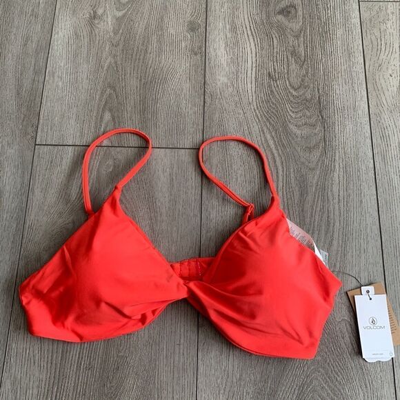 Volcom simply seamless V neck bikini top - Picture 1 of 4